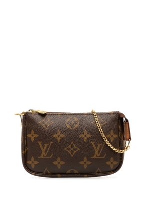 Louis Vuitton Pre-Owned 2008 Monogram Mini Pochette Accessoires shoulder bag - Brown