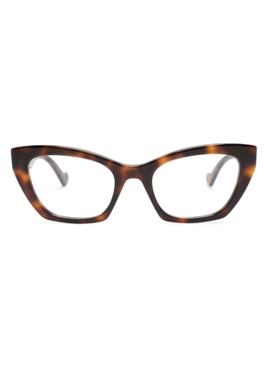 Gucci Eyewear cat-eye-frame glasses - Brown