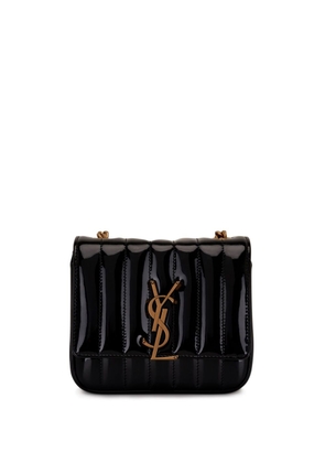 Saint Laurent small Vicky quilted crossbody bag - Black
