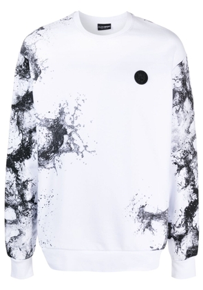 Plein Sport Splash Extreme cotton sweatshirt - White