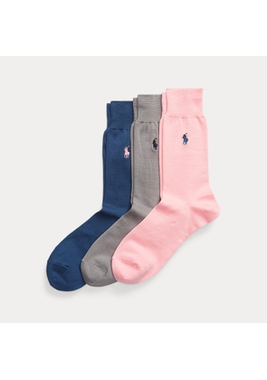 Cotton-Blend Trouser Sock 3-Pack