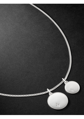 MAOR - Gudo Silver Diamond Necklace - Men - Silver