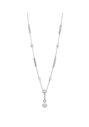Boodles Platinum And Diamond Waterfall Necklace