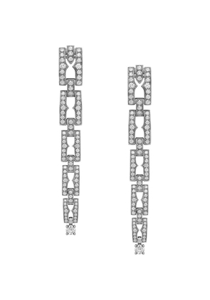 Bvlgari White Gold And Diamond B.Zero1 Earrings
