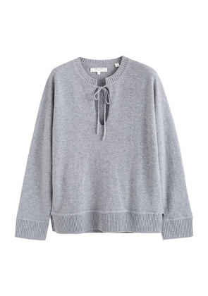 Chinti & Parker Cashmere Split-Neck Sweater