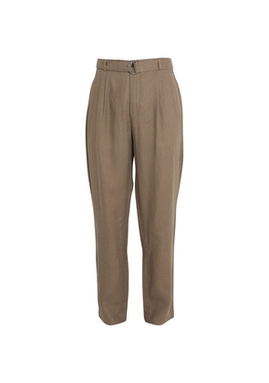 Oliver Spencer Linen Tailored Trousers