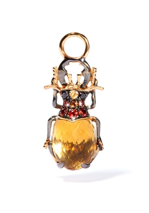Annoushka Yellow Gold And Citrine Beetle Single Earring