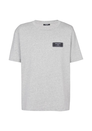 Balmain Logo Patch T-Shirt