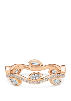 De Beers Jewellers Rose Gold And Diamond Bridal Adonis Rose Eternity Ring