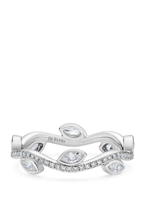 De Beers Jewellers Platinum And Diamond Bridal Adonis Rose Eternity Ring