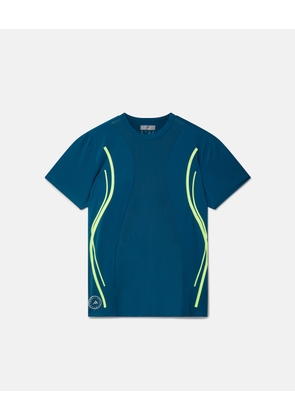 Stella McCartney - TruePace Running T-Shirt, Woman, Tech Mineral, Size: XS