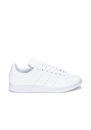 adidas Originals Stan Smith Sneaker in White & Core Black - White. Size 9.5 (also in ).