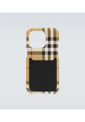 Burberry Vintage Check iPhone 14 Pro case