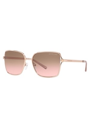 Michael Kors Cancun Pink Gradient Butterfly Ladies Sunglasses MK1087 110811 56
