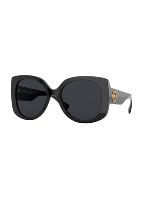 Versace Dark Grey Butterfly Sunglasses VE4387F GB1/87 56