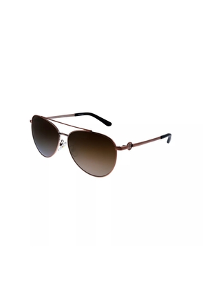 Tory Burch Polarized Brown Pilot Ladies Sunglasses TY6074 3254/T5 58