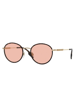 Burberry Dark Pink Round Ladies Sunglasses BE3148D 132284 51