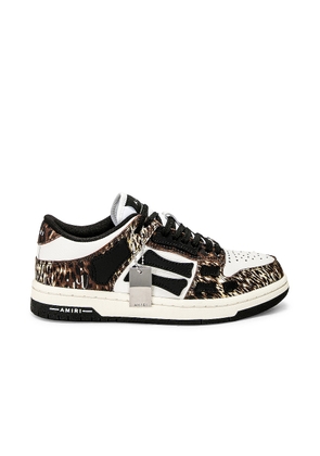 Amiri Skeltop Low Sneaker in Multi - Brown. Size 41 (also in ).