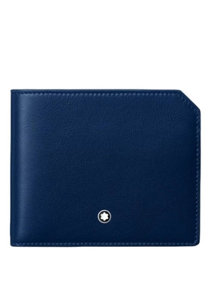 Montblanc Cobalt Leather 6cc Meisterstuck Selection Soft Wallet