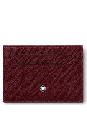 Montblanc 5cc Sartorial Leather Card Holder In Violet de Cobalt