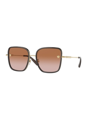Versace Brown Gradient Square Ladies Sunglasses VE2247D 148213 57