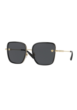 Versace Dark Grey Square Ladies Sunglasses VE2247D 143887 57