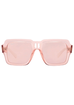 Ray Ban Magellan Bio Based Pink Mirror Square Unisex Sunglasses RB4408 67286X 54