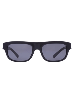 Dolce and Gabbana Dark Grey Rectangular Mens Sunglasses DG4432 501/87 52