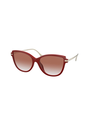 Michael Kors Sorrento Red Gradient Cat Eye Ladies Sunglasses MK2130U 3547V0 56
