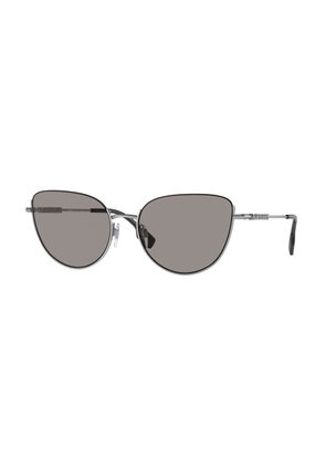 Burberry Photochromatic Grey Cat Eye Ladies Sunglasses BE3144 1005M3 58