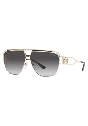 Michael Kors Grey Gradient Pilot Ladies Sunglasses MK1102 10148G 61