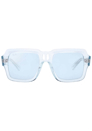 Ray Ban Magellan Bio Based Blue Mirror Square Unisex Sunglasses RB4408 67291N 54