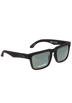 Spy HELM HD Plus Gray Green Square Unisex Sunglasses 673015973864