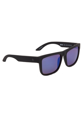Spy DISCORD HD Plus Bronze with Blue Spectra Mirror Square Mens Sunglasses 673119374280
