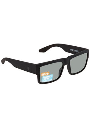 Spy CYRUS HD+ Grey Green Polarized Square Unisex Sunglasses 673180973864