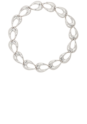 AGMES Tilda Necklace in Sterling Silver - Metallic Silver. Size all.