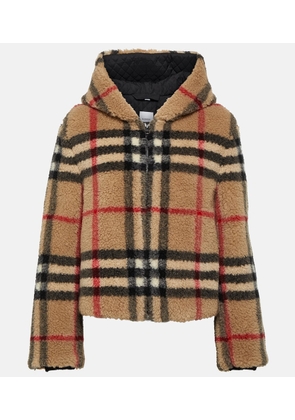 Burberry Burberry Check wool-blend jacket