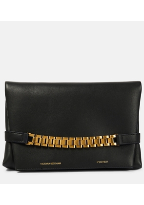 Victoria Beckham Chain leather pouch