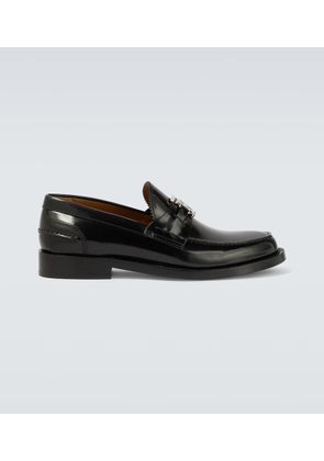 Burberry Polished leather loafers