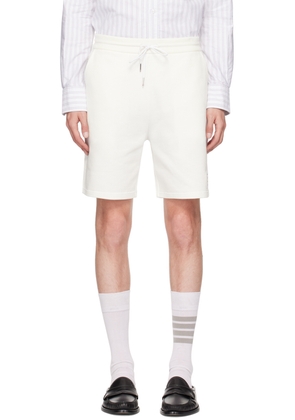 Thom Browne Off-White Mid-Thigh Shorts