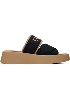 Chloé Black Mila Slide Sandals