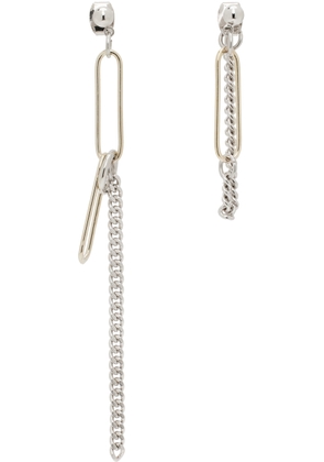 Justine Clenquet Silver & Gold Sid Earrings