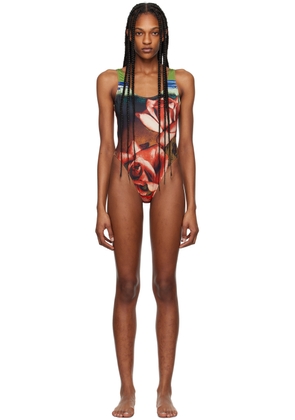 Jean Paul Gaultier Red 'The Roses' Swimsuit
