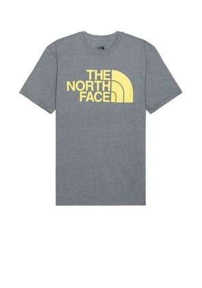 The North Face Short Sleeve Half Dome Tee in Tnf Medium Grey Heather - Grey. Size M (also in XL/1X, XXL/2X).