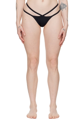 Versace Underwear Black Medusa '95 Bikini Bottom