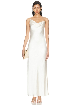 Anna October Elizabeth Maxi Dress in Ivory - Ivory. Size L (also in M, S, XS).
