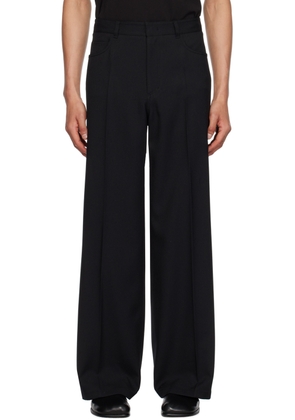 Recto Black French Trousers