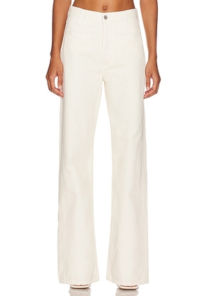 Citizens of Humanity Gaucho Trouser in Ivory. Size 32, 33, 34.