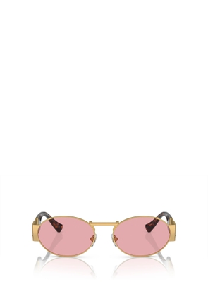 Versace Eyewear Ve2264 Matte Gold Sunglasses