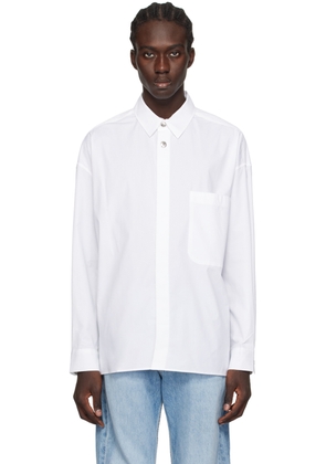 JACQUEMUS White Les Classiques 'La Chemise Manches Longues' Shirt